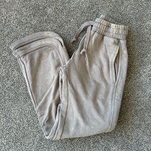 AMPERSAND AVE acid wash cream Joggers